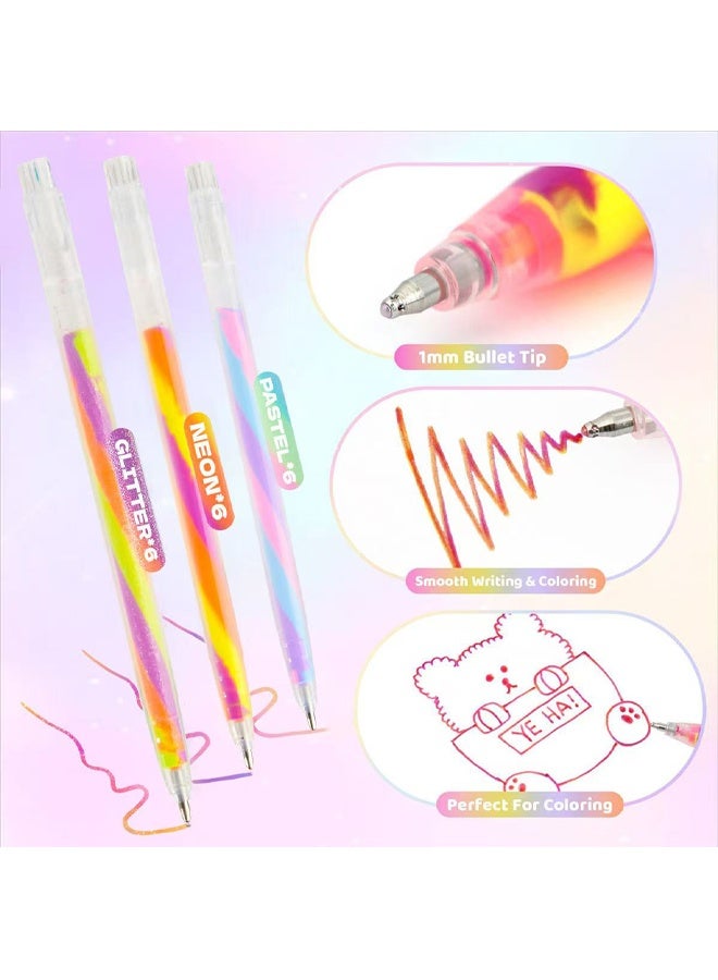SHANDS أقلام تحديد أكريليك 18 قطعة - مقاومة للماء وسريعة الجفاف - للرسم والتلوين والحرف اليدوية والتسمية - مثالية للفنانين والطلاب والمكاتب والمشاريع المنزلية - ألوان زاهية على الحجر والزجاج والخشب والقماش والبلاستيك - مثالية للمدرسة والمنزل والاستوديوهات الاحترافية ولوازم المكتب والأدوات الإبداعية والنصائح عالية الجودة وأدوات الرسم والمكتب - Image 2