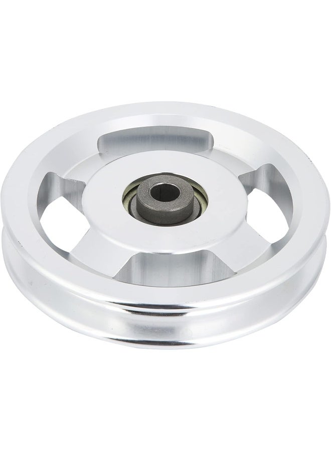 POCREATION Aluminium Alloy Exercise Wheel, Fitness Pulley Home Gym Attachments Part Strength Training Accessory for Equipment Nylon Bearing Cable System Upgraded Workout Accessories - Image 5