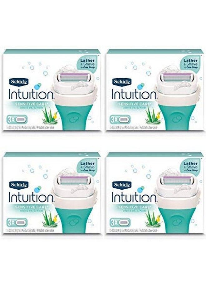 Hick Intuition Sensitive Care Moisturizing Razor Blade Refills For Women With Natural Aloe 12 Count (Limited Edition) - pzsku/Z2637547A09D3206513EEZ/45/_/1677912826/e7e49cbb-8eb0-4d24-897a-4ebdb36b33a7