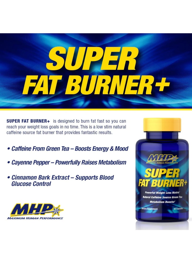 Maximum Human Performance Super Fat Burner Plus 60 Capsules - 60 Servings  - Image 2