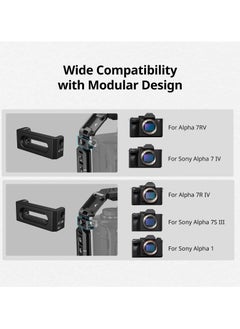 SMALLRIG Full Camera Cage for Sony Alpha 7R V/Alpha 7 IV/Alpha 7 S III/Alpha 1/Alpha 7R IV  - Image 4