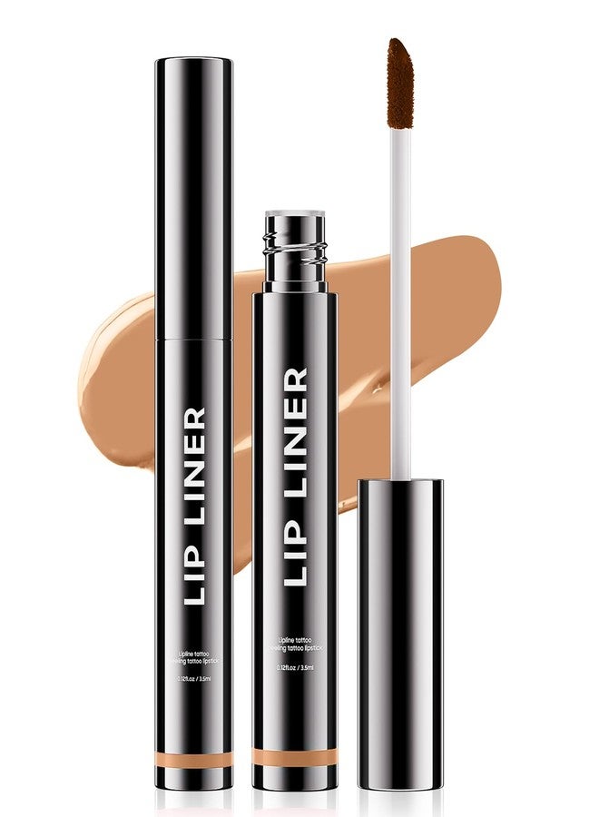 Fanterday Lip Stain Peel Off Lip Liner - Long Lasting Comfortable Vivid Color Peel Lip Stain Smudge Proof Finish, Create A Charming Vibrant Lip Color Makeup For All Skin Types with All-Day (#02 Cocoa) - Image 1