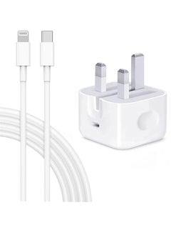 20W Fast Charger USB C Wall Fast Charger with USB C to Lightning Cable Compatible with iPhone 14/14 Pro/14 Pro Max/13/12/SE2020/11/XR/XS Max/X/iPad