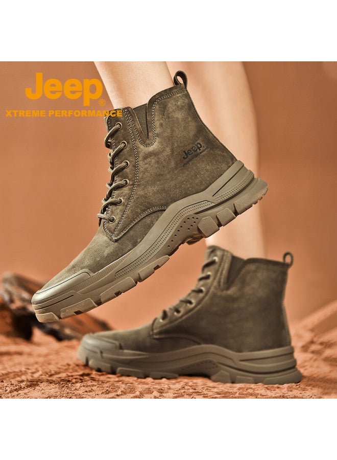 Jeep Women'S Hiking Shoes, Outdoor Sports Trekking Shoes, Women'S High-Top Work Casual Shoes, Non-Slip Wear-Resistant Off-Road Mountaineering Boots - Image 5