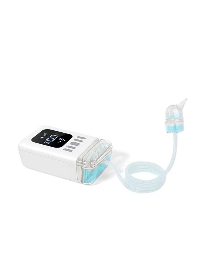 Electric Nasal Aspirator for Babies DQ-18, Baby Nose Cleaner with 9 Suction Levels, LED Display, Music & Night Light, Rechargeable Portable Infant Nasal Cleaner with Silicone Tips - Image 1