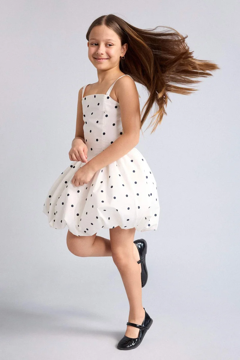 ديفاكتو Girl Strappy Woven Dress