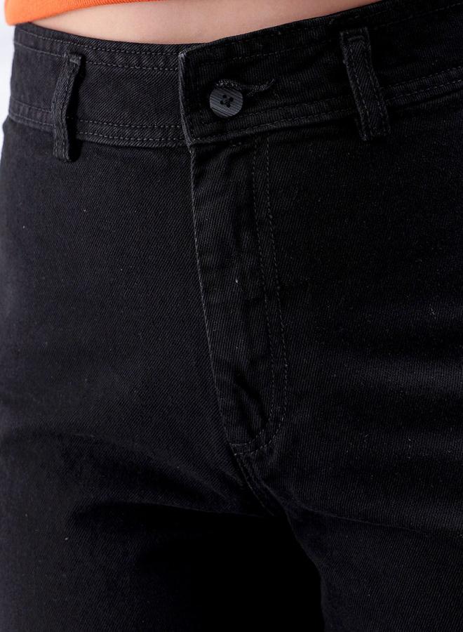 مرفوعة جينز بوت كت بحافة خام - Image 5