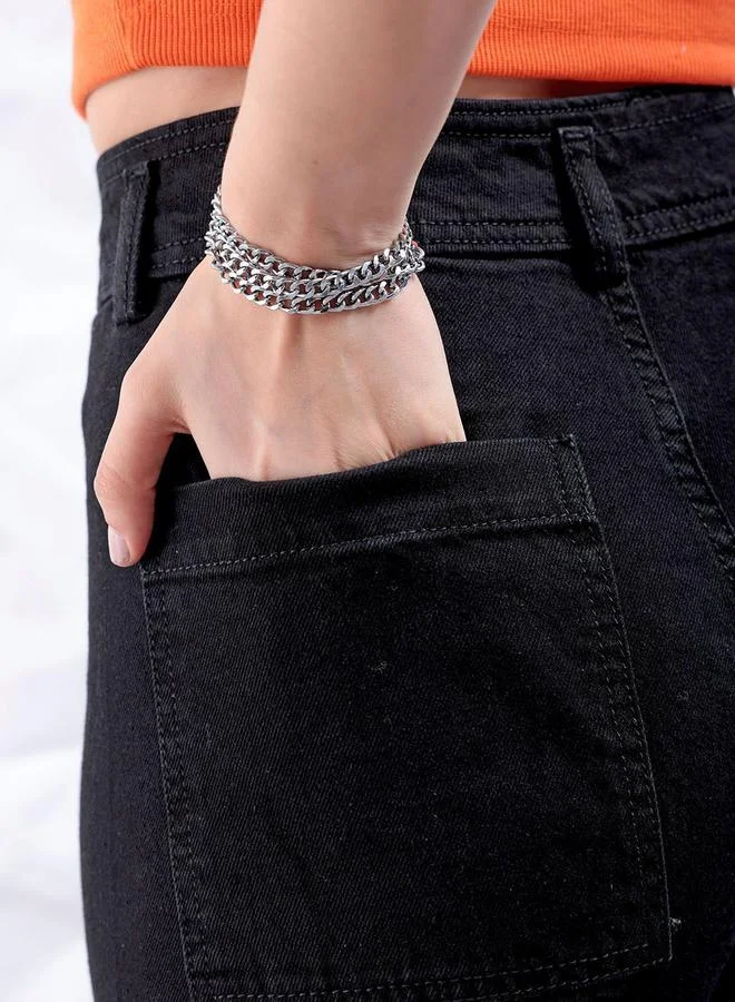 Freehand Black Freehand Women Raw Edge Bootcut Jeans for Women | Best Price UAE