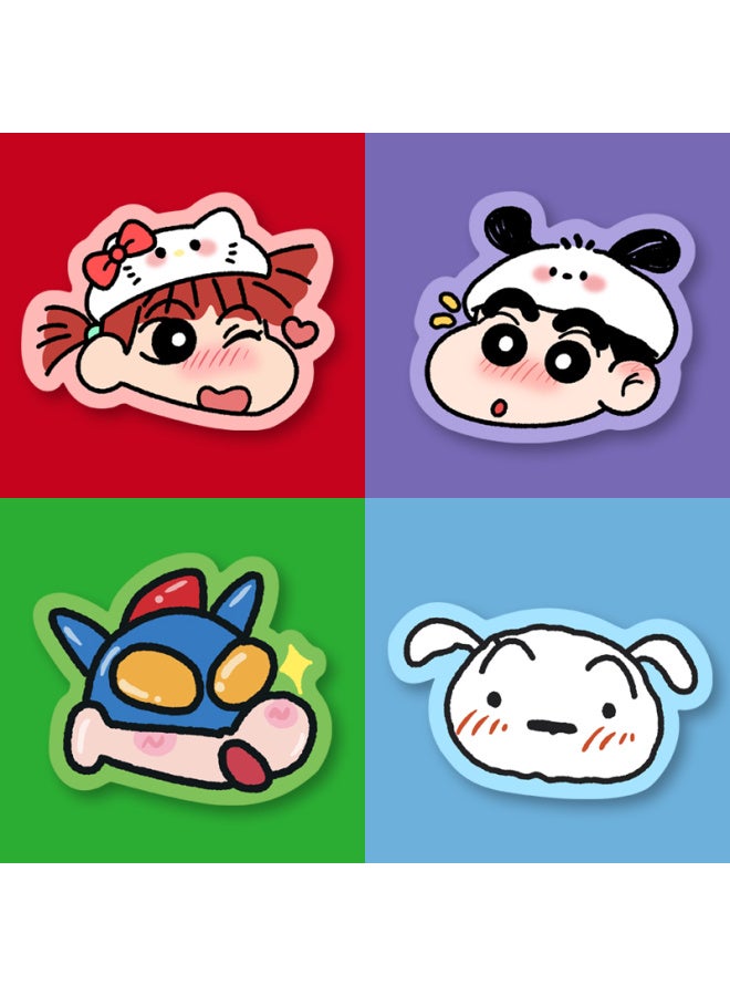 Mouse Pad Simple Cute Office Game Glue Special-shaped Mat Table Mat Small Rubber Small Fresh Thickened Non-slip Small White-Pattern:25x25cmAA  - Image 2