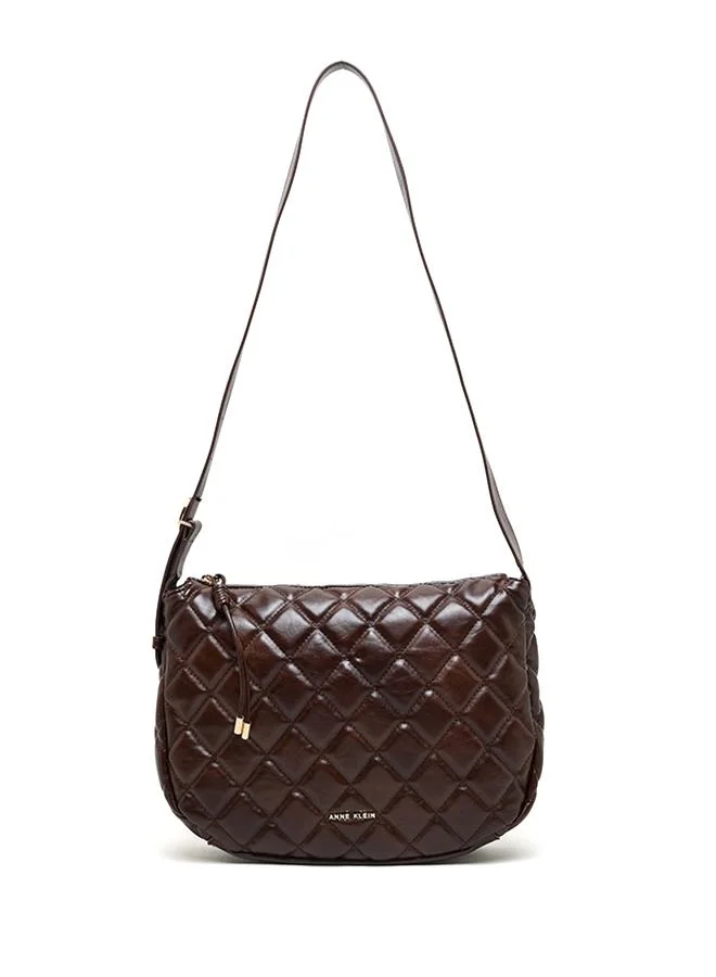 Anne Klein Quilted PU Crossbody Bag