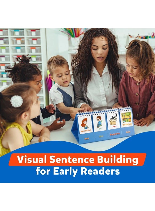Aizweb Sentence Building for Kids,Speech Therapy Learn to Read for Preschool Kindergarten 1st 2nd Grade Classroom Must Haves,Phonics Reading Learning Games,Special Education for Homeschool Supplies - Image 5
