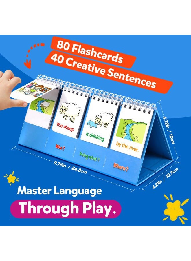 Aizweb Sentence Building for Kids,Speech Therapy Learn to Read for Preschool Kindergarten 1st 2nd Grade Classroom Must Haves,Phonics Reading Learning Games,Special Education for Homeschool Supplies - Image 3