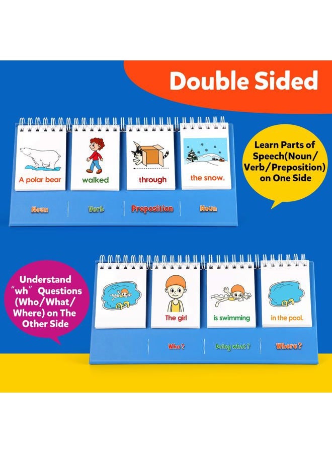 Aizweb Sentence Building for Kids,Speech Therapy Learn to Read for Preschool Kindergarten 1st 2nd Grade Classroom Must Haves,Phonics Reading Learning Games,Special Education for Homeschool Supplies - Image 2