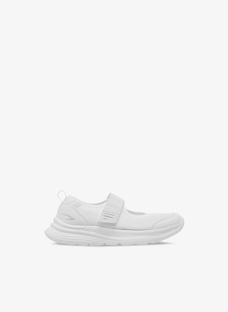 داش حذاء ماري جين بناتي بنقوش مع إغلاق بشريط لاصق - Image 1