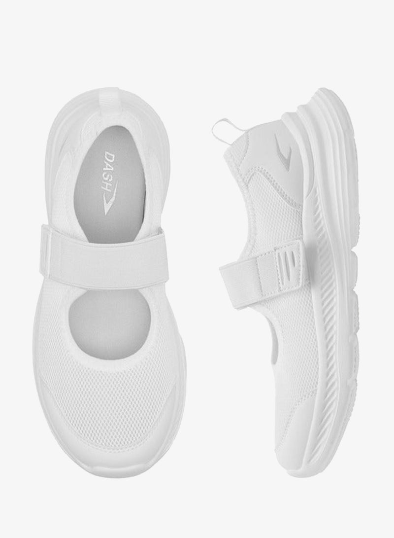 داش حذاء ماري جين بناتي بنقوش مع إغلاق بشريط لاصق - Image 3