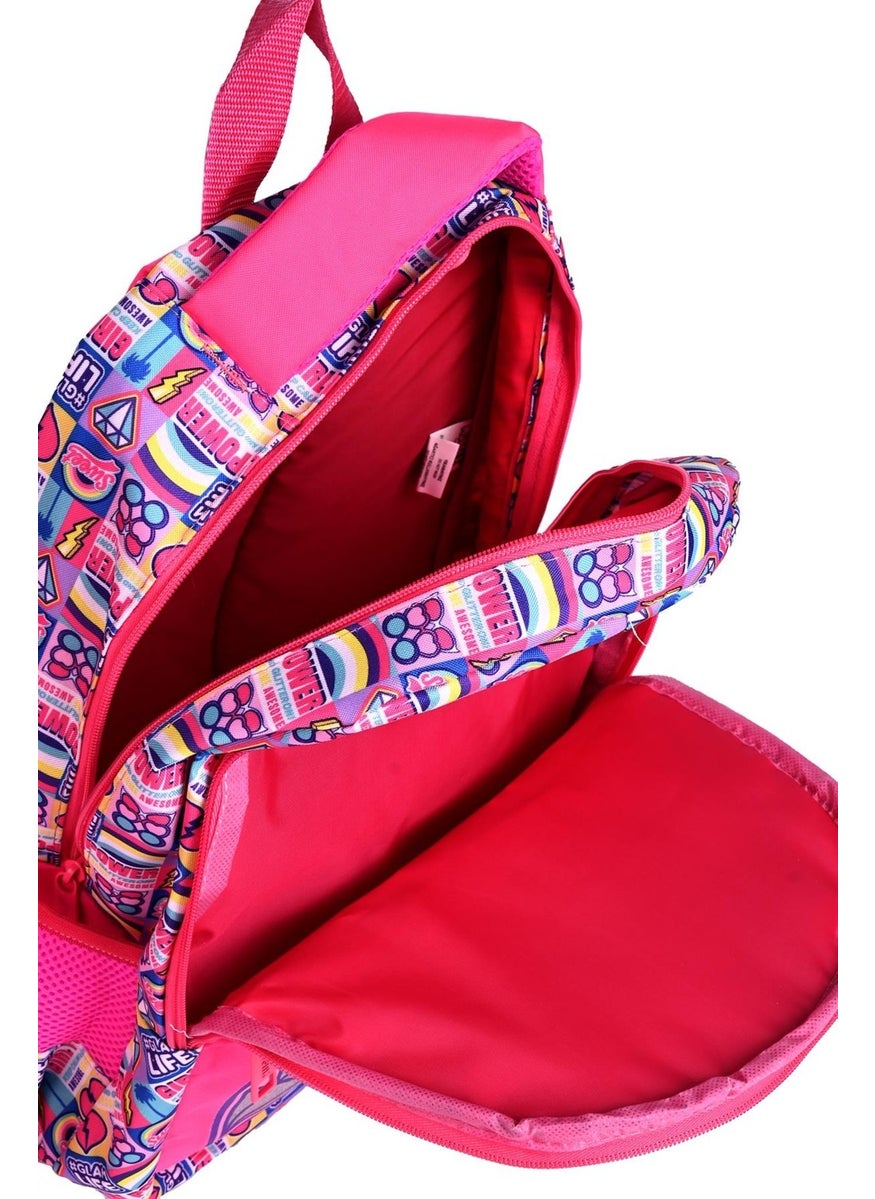 muggle 6627 Sweet Pink School Bag Set of 3  - Image 5