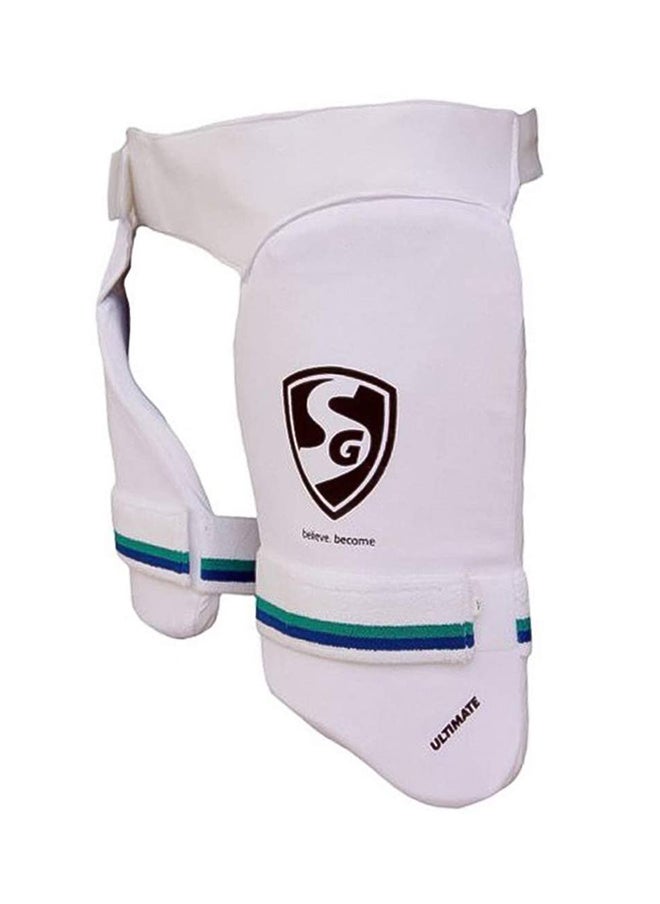 SG Ultimate Combo Cricket Thigh Guard | Size: Youth, Right Hand | For Men & Boys | Material: Polyurethane | Combination of Thigh Pad and Inner Thigh Pad  - Image 1