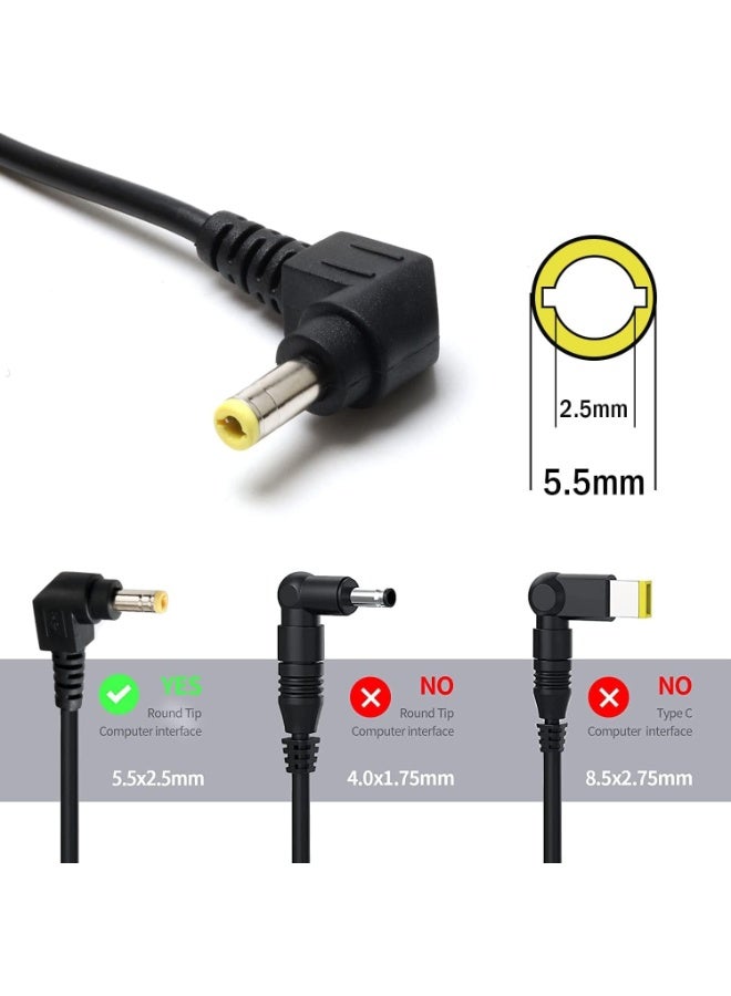 Terabyte 19V 3.42A Power Supply Charging Cable for Laptop Charger R556 R556U R556L R510L R752L R752N E15301 E15302 E14301 (5.5 x 2.5 mm) AC Adapter - Image 2