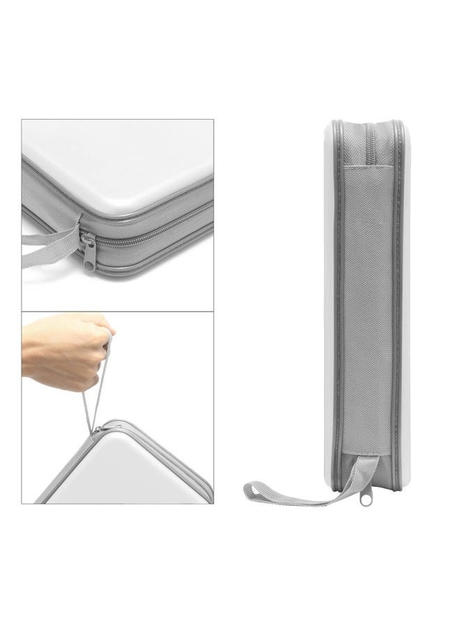 Siveit 80 Capacity Heavy Duty CD/DVD Wallet Binder, Storage, Case, Bag, Holder, Booklet (White) - Image 3