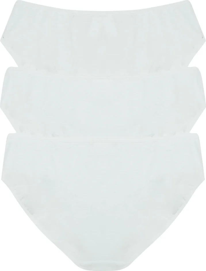 Magic Form Women's Combed Cotton 3 Pcs High Waist Normal Panties