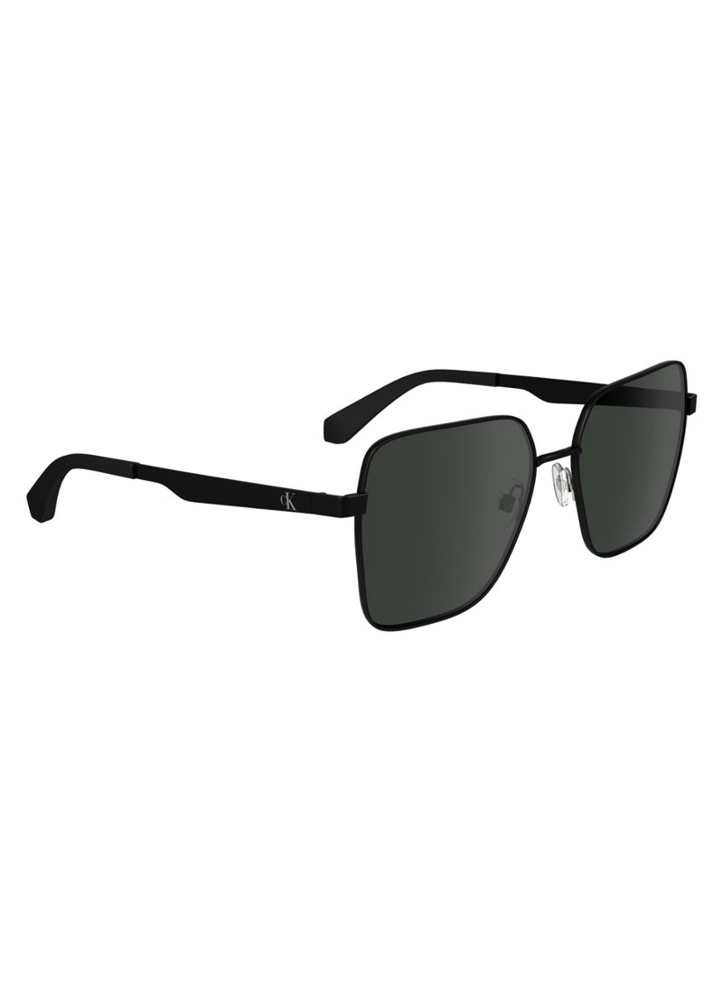 Calvin Klein Jeans FULL RIM METAL SQUARE CALVIN KLEIN JEANS SUN CKJ24201S  5616 (001) BLACK  - Image 3