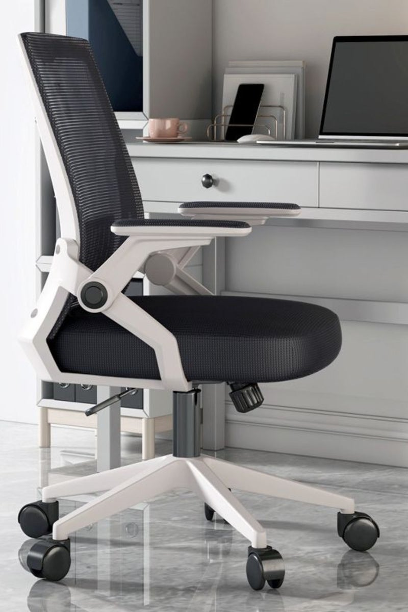 AIWANTO Ergonomic Office Chair with Lumbar Support – Height Adjustable, Swivel, Breathable Mesh Back & Comfortable Seat for Home or Work  - Image 1