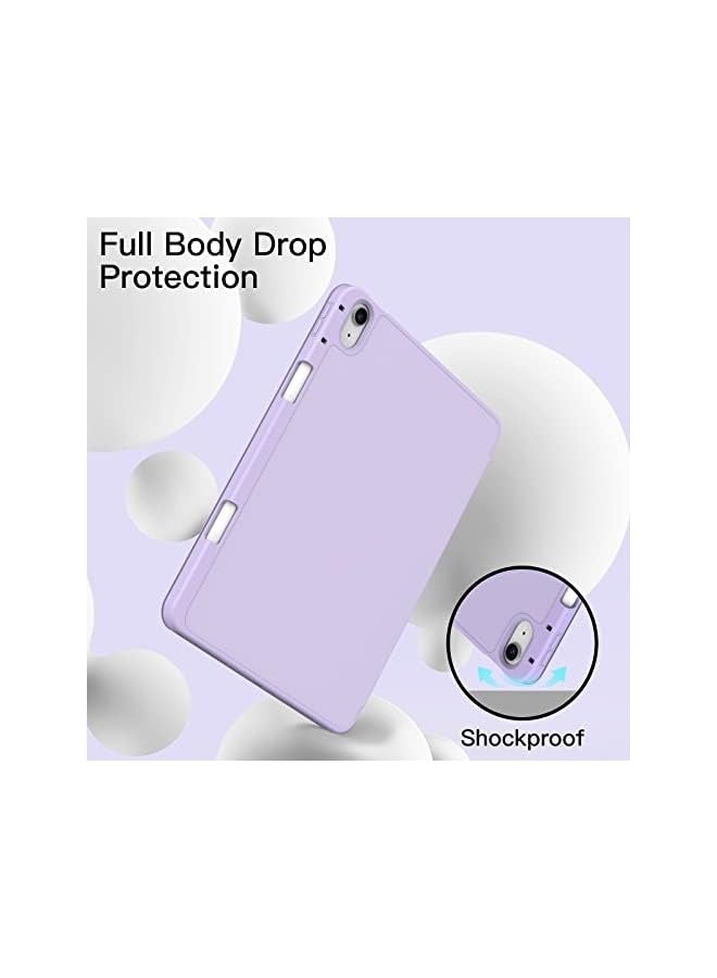 Jetech Case for iPad Air 11-Inch M2 (2024), iPad Air 5/4 (2022/2020 5th/4th Generation 10.9-Inch) with Pencil Holder, Slim Tablet Cover with Soft TPU Back, Auto Wake/Sleep (Purple) - Image 3