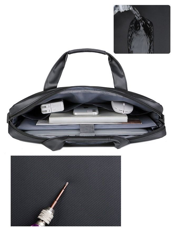 15.6 Inch Laptop Bag Lightweight Computer Bag Travel Business Handbag Briefcase Water Resistance Shoulder Messenger Bag for Men and Women Work Office - pzsku/Z26384F4D8D281B3580AAZ/45/_/1685078503/dcc39302-a6aa-4a99-b540-63518e1179ef