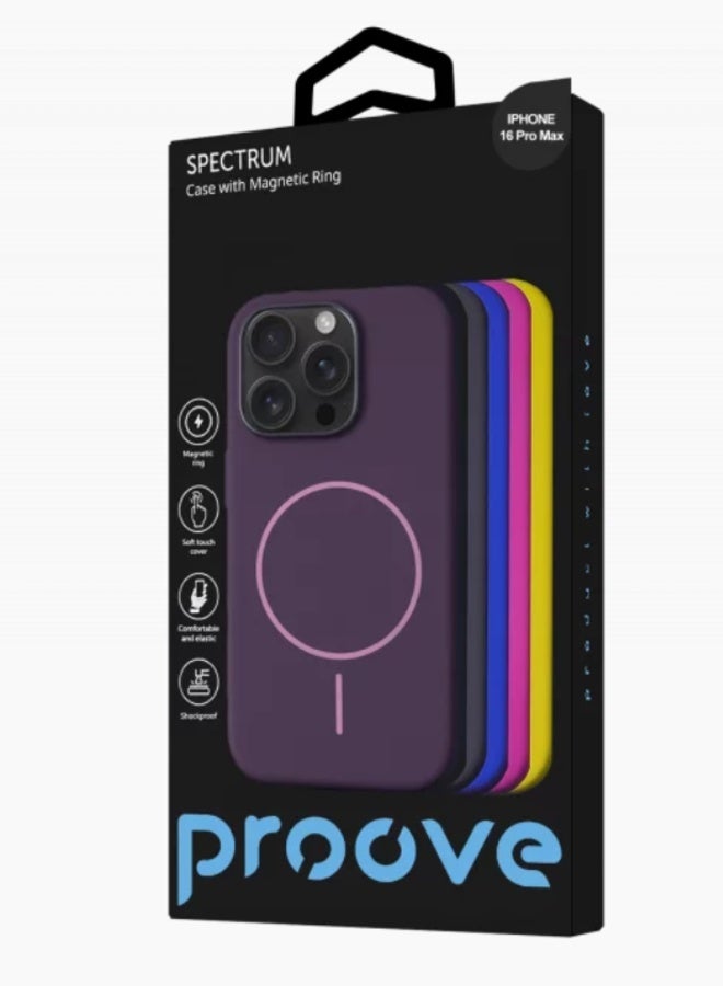 Proove Spectrum Apple iPhone 16 Pro Max Back case with MagSafe Ring - Image 1
