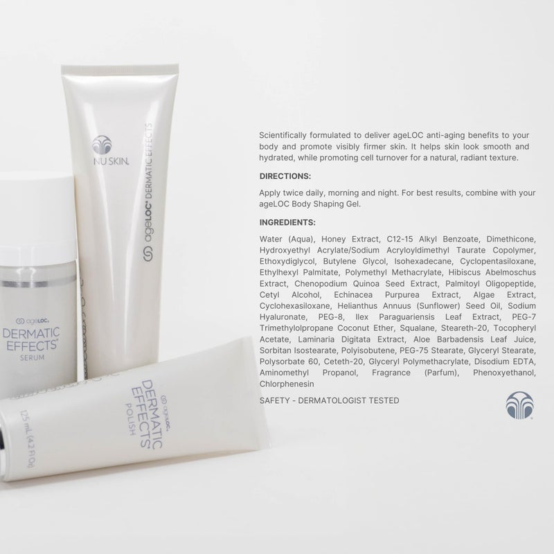 Nu Skin ageLOC Dermatic Effects Body Contouring Lotion | Scientifically Formulated to Deliver ageLOC Anti-Aging Benefits for Visibly Firmer, Hydrated Skin | 1 Pack - Image 2