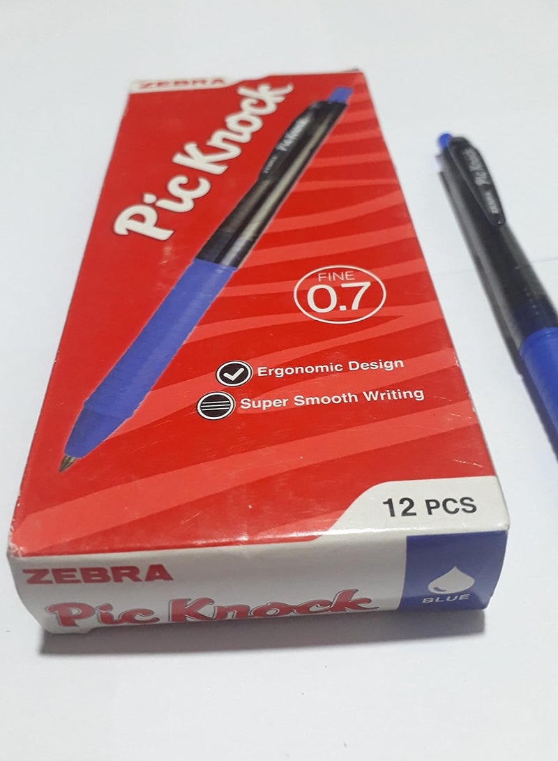 زيبرا 12 قطعة قلم حبر جاف 0.7 مم - Image 2