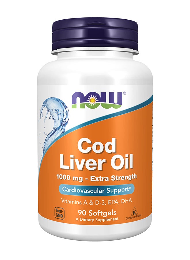 now Cod Liver Oil Extra Strength 90 S/Gels
