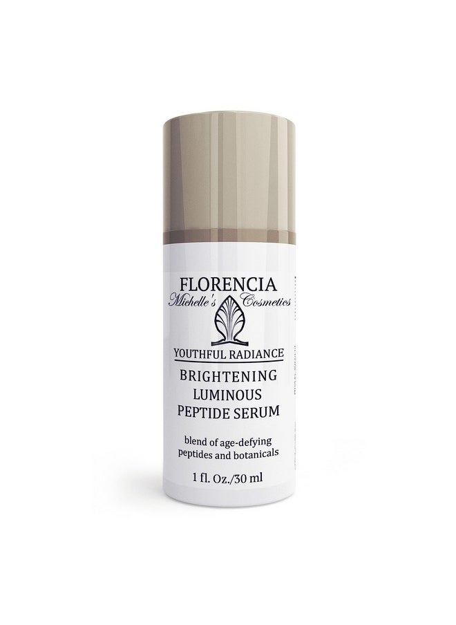 Florencia - Brightening Luminous Peptide Serum Blend Of Agedefying Peptides And Botanicals; Plumps Firms Reduces Wrinkles Evens The Skin Tone1 Oz - Image 1