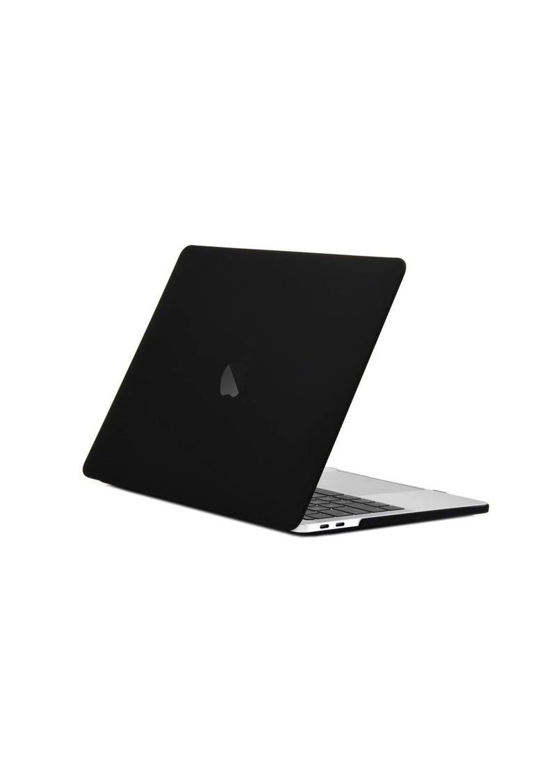 Generic - MacBook Pro 13 inch Case 2022 2021 2020 2016 Release M1 A2338 A2289 A2251 A2159 A1989 A1706 A1708 without Touch Bar Protective Plastic Hard Shell Case Cover Black - Image 1
