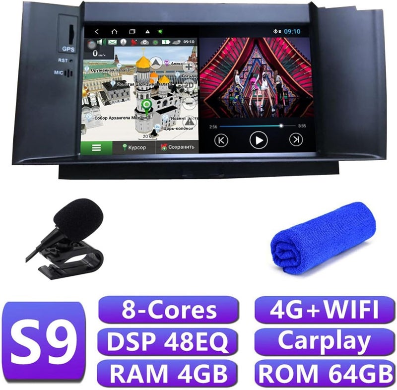 Wivplex DSP 48 EQ Carplay 4G Android 10 GPS Navigation Stereo - Image 2