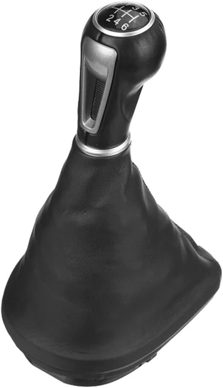 DEMULAX 6 Speed Leather Gear Shift Knob - Image 1