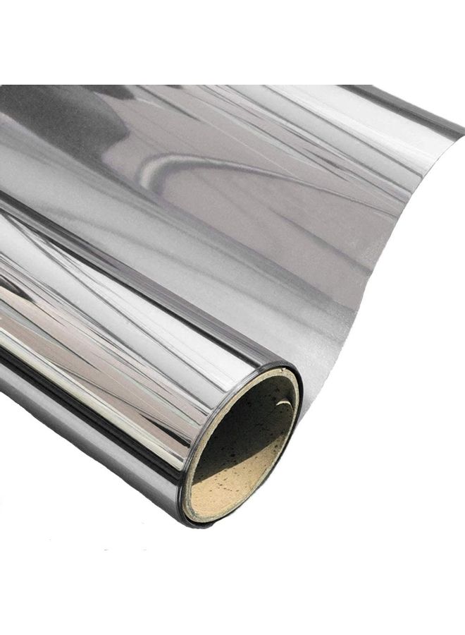 NIBEMINENT Decorative Window Film Silver 60x200cm - Image 1