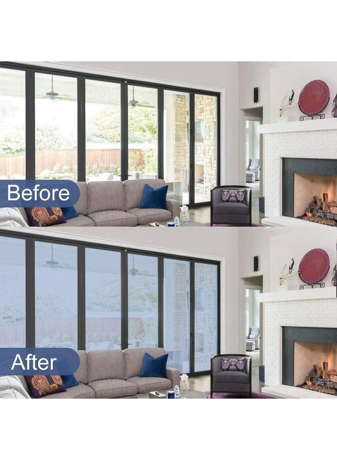 NIBEMINENT Decorative Window Film Silver 60x200cm - Image 4