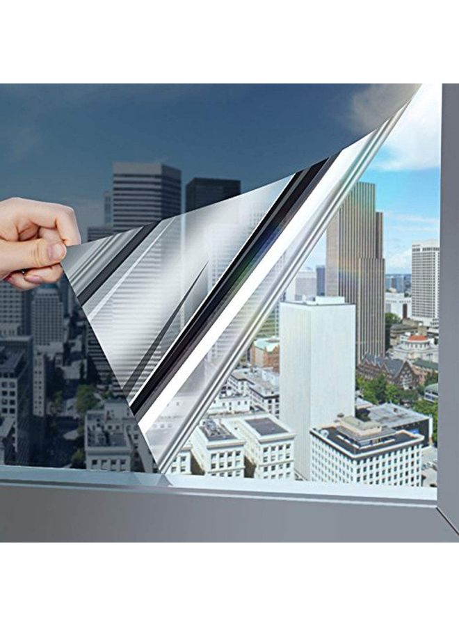 NIBEMINENT Decorative Window Film Silver 60x200cm - Image 2