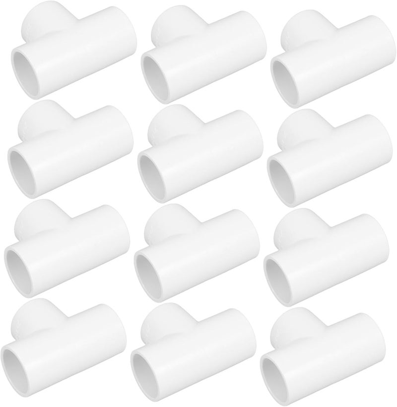 6 30X4 50X3 00CM 12PCS PVC Hose Splitter Connector Water Pipe Fittings Leak Resistant Design for Garden Agricultural Use - Image 1