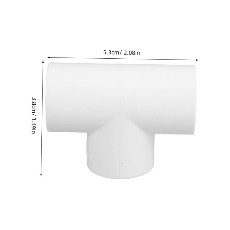 6 30X4 50X3 00CM 12PCS PVC Hose Splitter Connector Water Pipe Fittings Leak Resistant Design for Garden Agricultural Use - Image 3