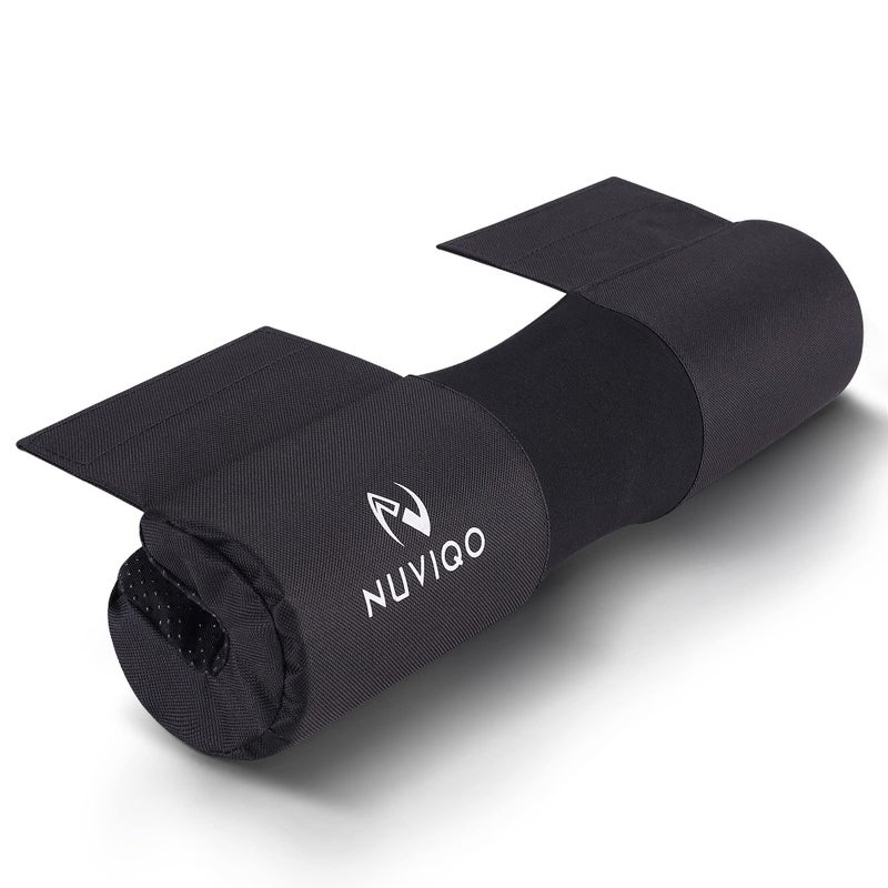 Nuviqo Barbell Pad Squat Pad for Lunges and Squats - Hip Thrust Pad for Standard and Olympic Bars - Provides Cushion to Neck and Shoulders While Training - Image 1