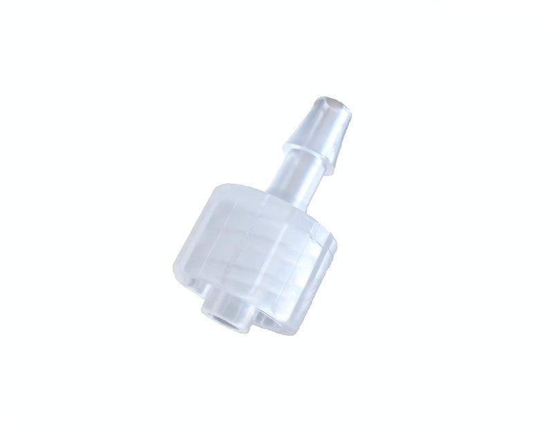 BleedZone Male 1/8" Hose Barb Fittings - PP Polypropylene Adapter, Hose Barb Luer Lock Connector, 25x Adapter for Lab Equipment - Image 1
