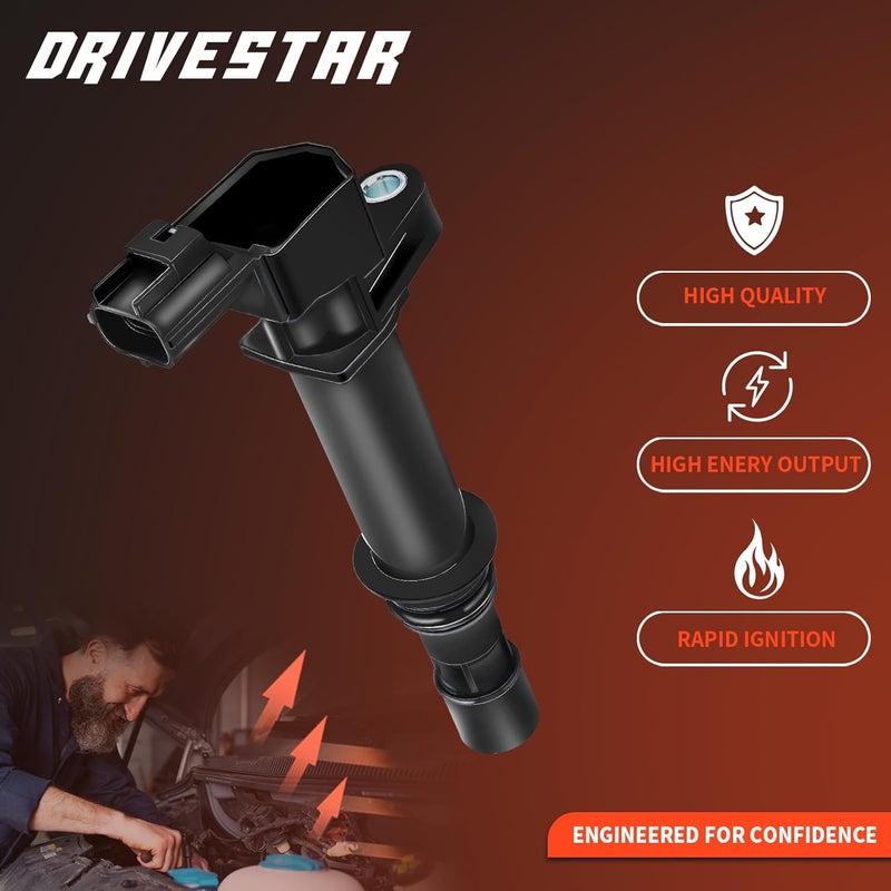 DRIVESTAR Ignition Coil Set UF270 - 8 Pieces - Image 5