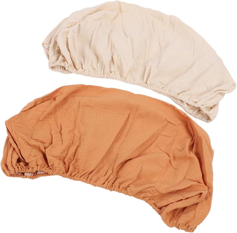 2 Pack Bassinet Fitted Sheets, Soft Breathable Stretchy Cotton Sheets for Universal Cradle Baby Bassinet with Elastic Band, Machine Washable and Dryer Friendly for Nursery Setup - Image 3