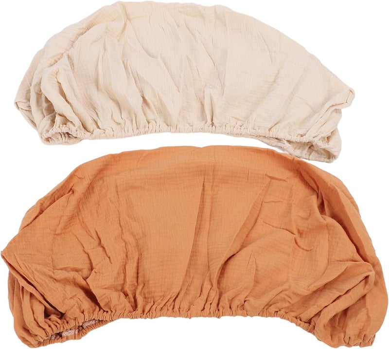 2 Pack Bassinet Fitted Sheets, Soft Breathable Stretchy Cotton Sheets for Universal Cradle Baby Bassinet with Elastic Band, Machine Washable and Dryer Friendly for Nursery Setup - Image 5