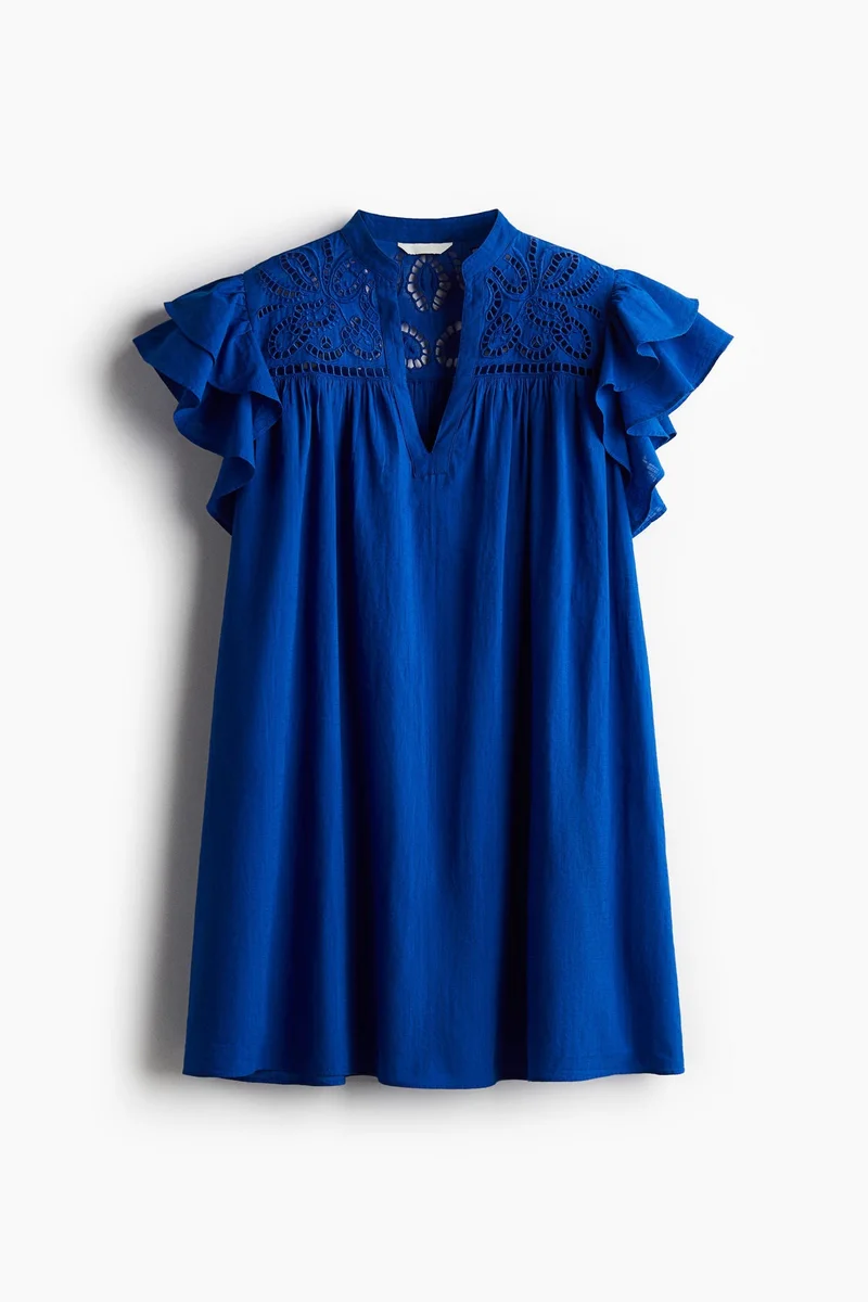 H&M Ribbed off-the-shoulder dress