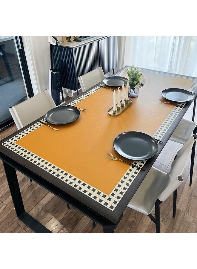 Bluejw Nordic Style Household Dining Table Mat High-grade Wipe-free Dirt-resistant Wear-resistant Mat PVC Cuttable Anti-scalding Mat - Image 4