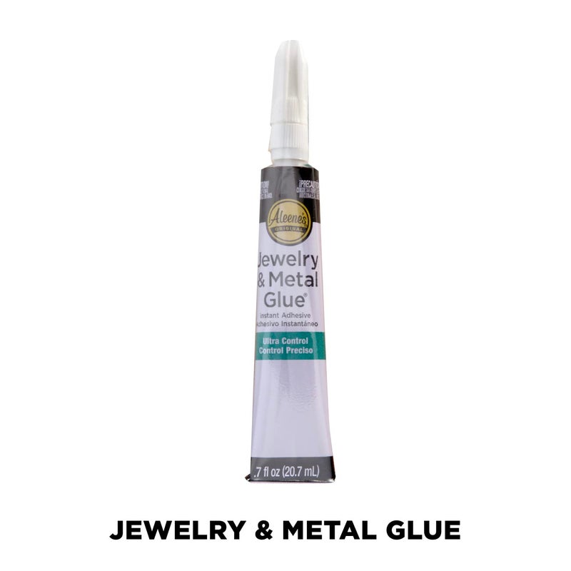 Aleene's 21709 Jewelry & Metal Glue, 0.7 oz - Instant Adhesive, Permanent Bond, Waterproof, Dries Clear, Ideal for Repairs - Image 2