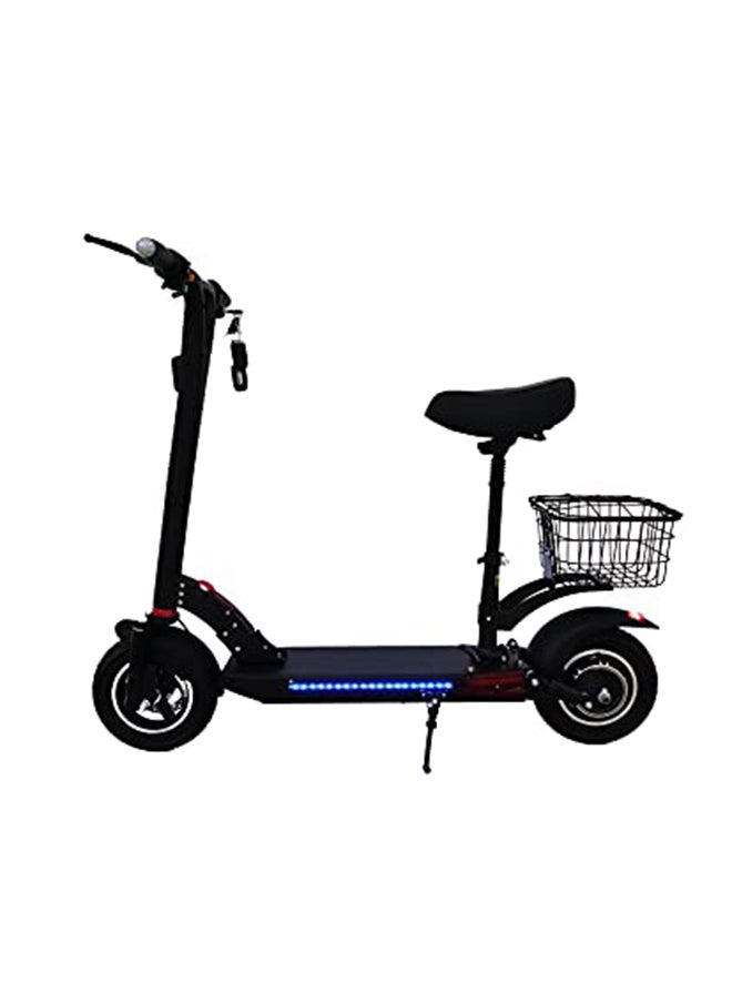 CHENXN Chenxian 1000W Foldable Electric Scooter with Seat & Rear Basket – 48V 12Ah Battery, 55 km/h Max Speed, Dual Disc Brakes, Bluetooth, LED Light – For Adults & Teenagers  - Image 3